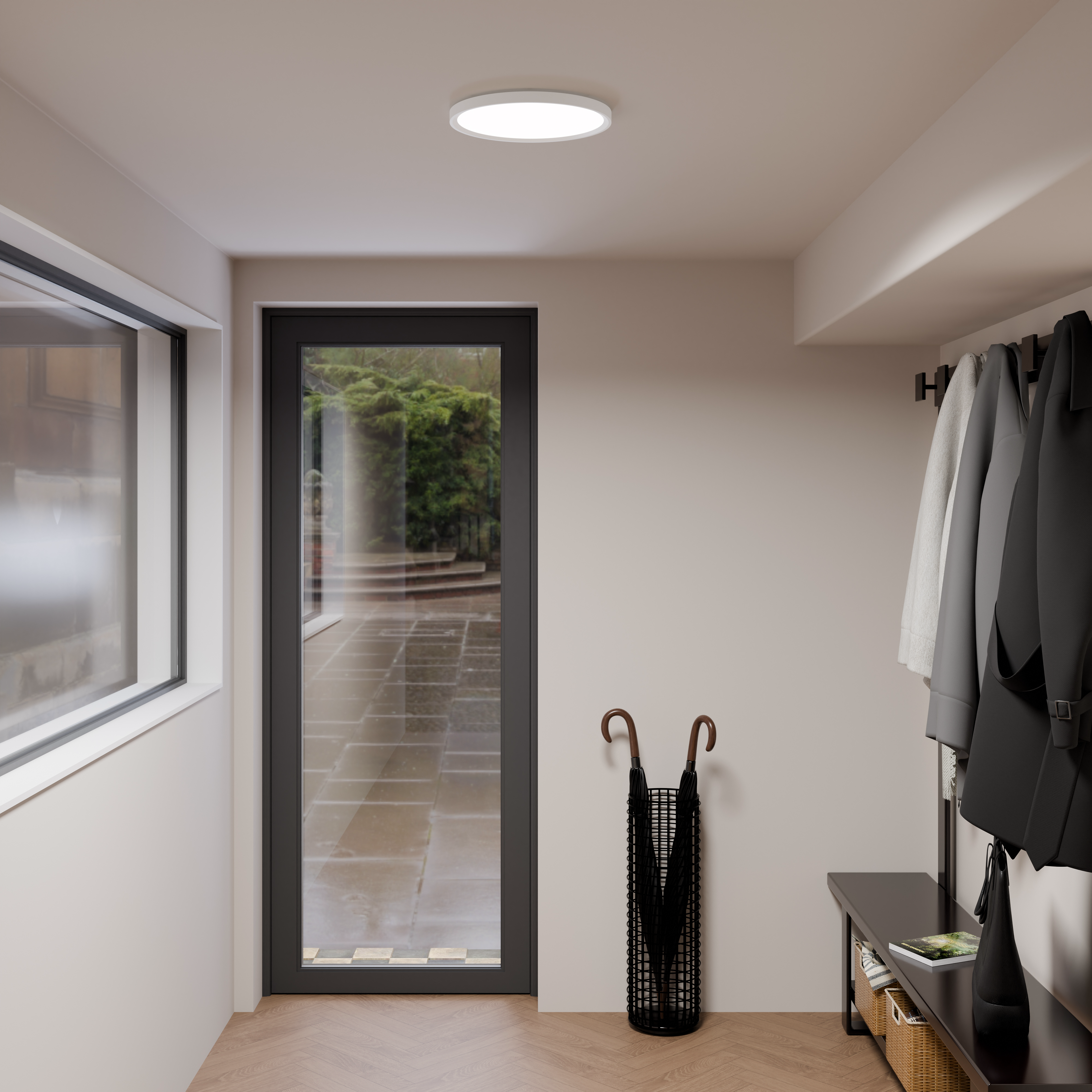 Plafondlamp - 30cm - Wit