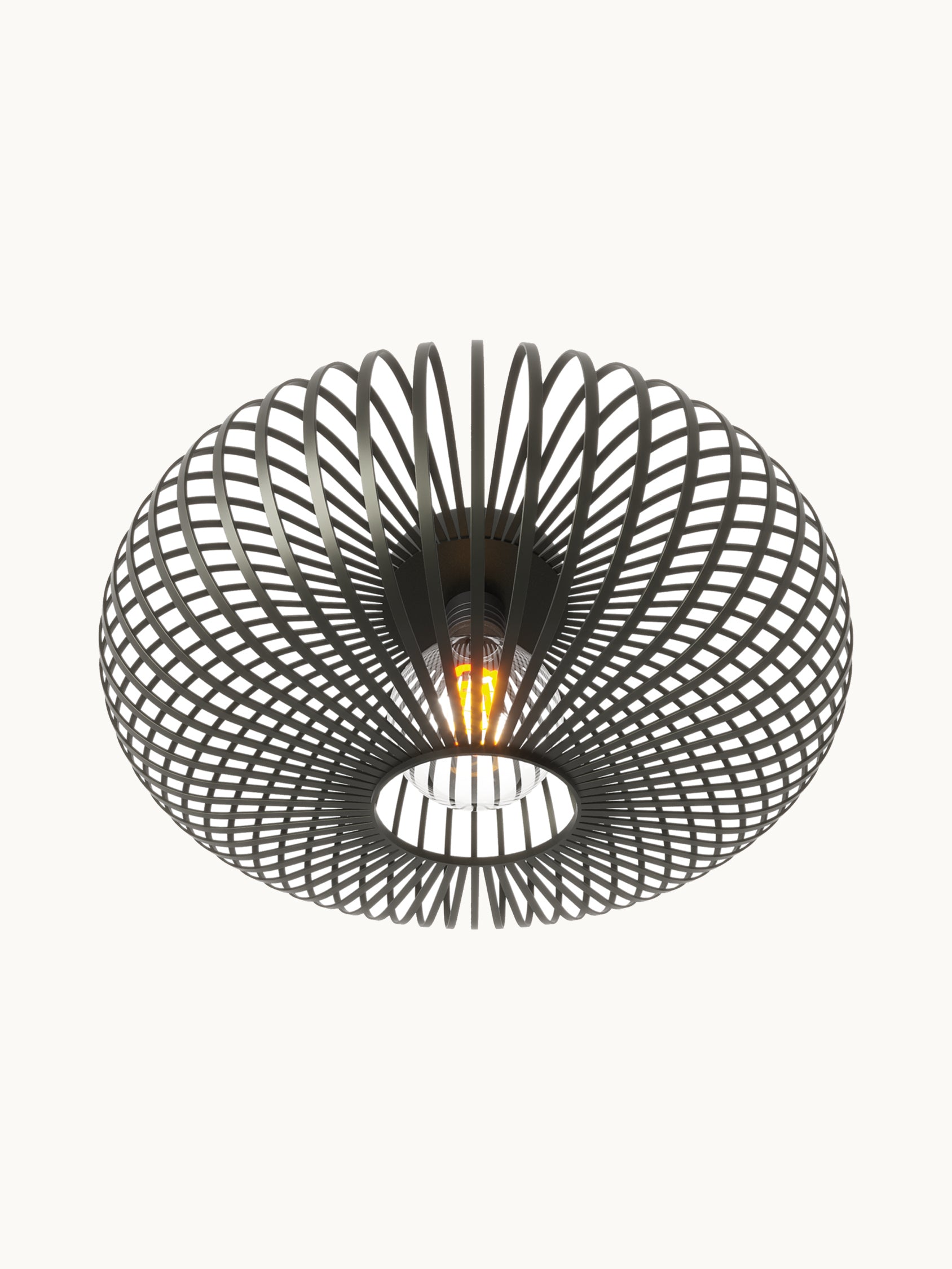 Plafondlamp Arcadia - 40cm - Zwart
